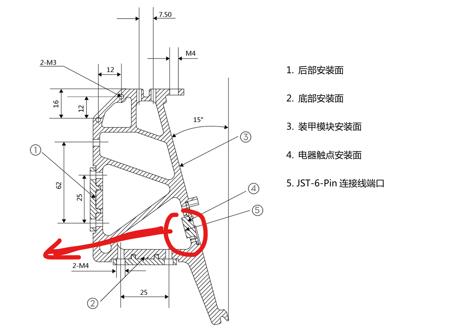 连接线示意